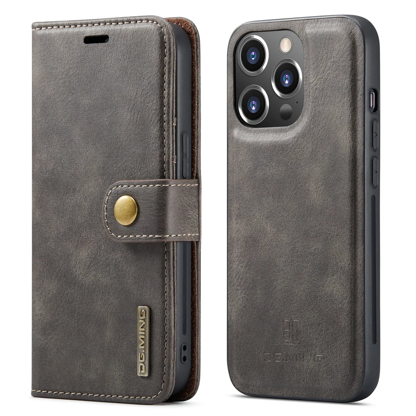 Detachable Magnetic Leather Phone Case for IPhone 16 Pro Max 15 12 13 11 14 Plus XS XR X SE 2022 Wallet Card Holder Cover Coque