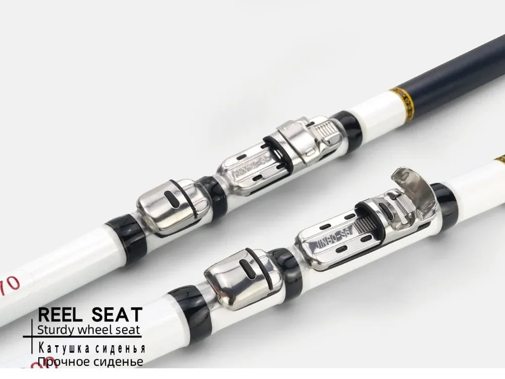 JOSBY Carbon Fiber Spinning Fishing Rod Telescopic Mini Pole 3M 2.7M 2.4M 2.1M 1.8M 1.5M Fish Gear Tackle High Quality