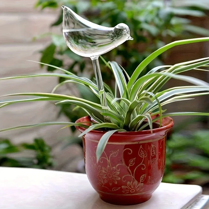 2pcs/5pcs Automatic Plant Self Watering Bird Shape Water Device Plastical Drip Irrigation System for Home Garden Flower Plants