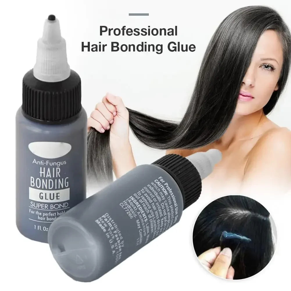 Waterproof Hair Weaving Bonding Glue Strong Hold Hair Extensions Adhesives For Salon Professional Hair Wig Bonding Glue