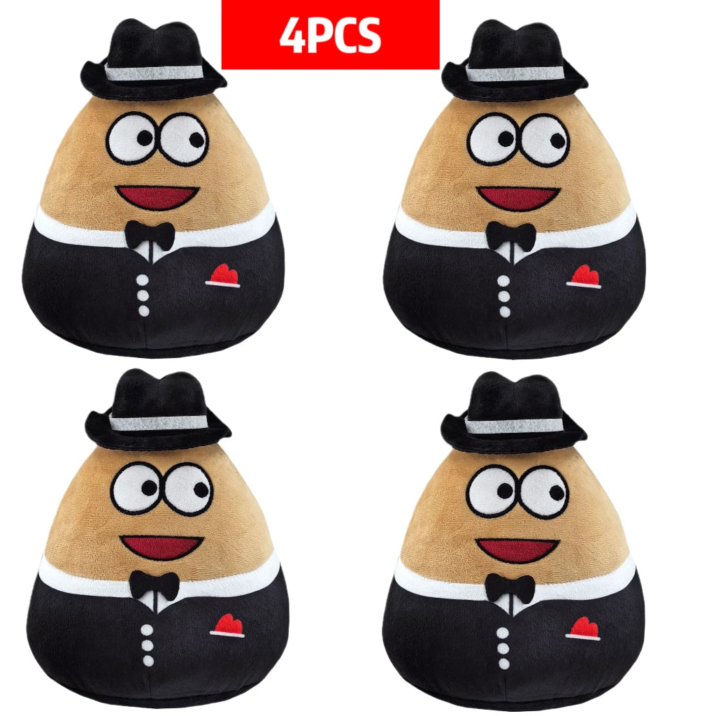1/4Pcs My Pet Alien Pou Plush Toy Kawaii Alien Pet Doll Cute Pou Stuffed Toys Soft Pillow Plush Animal Gift Toys For Kids Girls