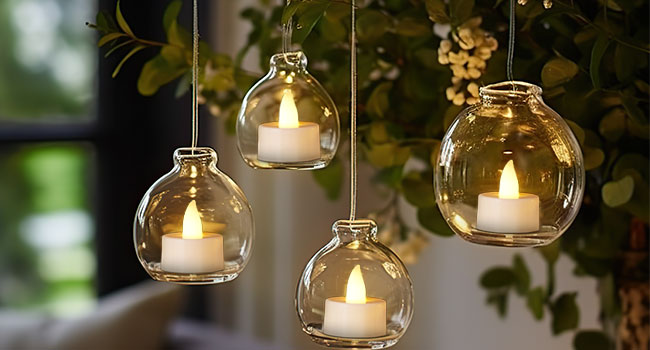 6-96Pcs Flameless LED Candle Creative wishing Led Tea Light Warm White Flameless Candle Halloween Christmas Decor Candle Light