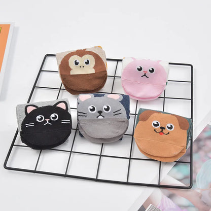 5 Pairs New Fashion Colorful Harajuku Korean Kawaii Cute Women Socks Cat Dog Owl Stripe Avocado Girl Cotton Cartoon Socks