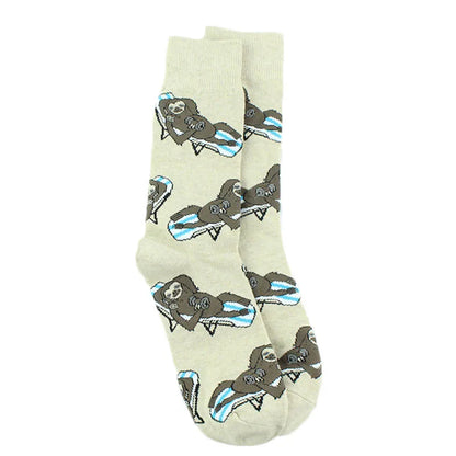 Animal Pug Elephant Lionu Funny Socks Men Chili Hamburg Pizza Crew Socks Harajuk Novelty Gift Sokken Unisex Skateboard Socks