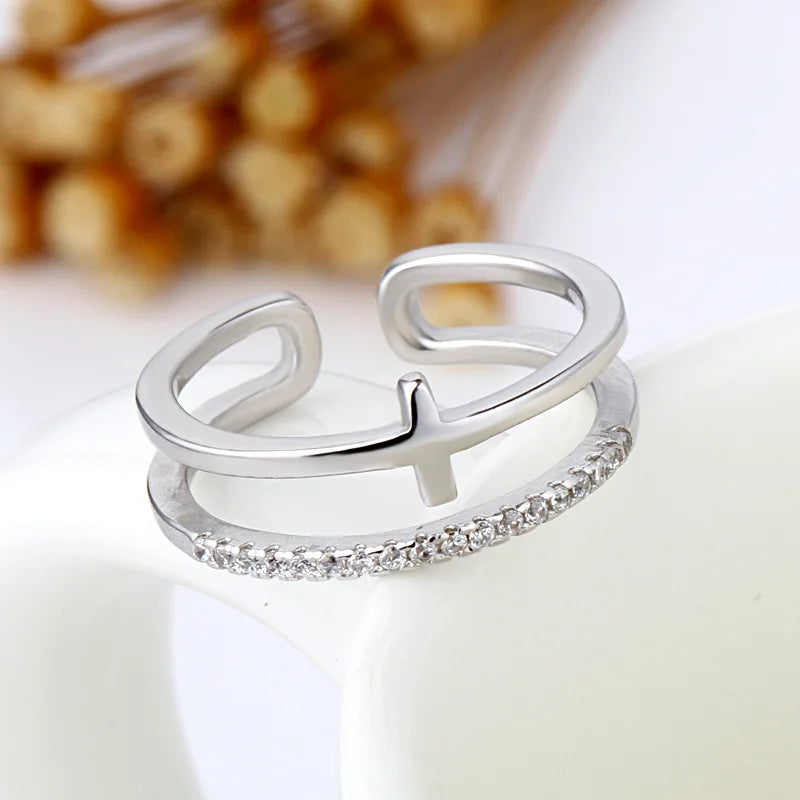 Vintage Daisy Flower Rings For Women Korean Style Adjustable Opening Finger Ring Bride Wedding Engagement Statement Jewelry Gif