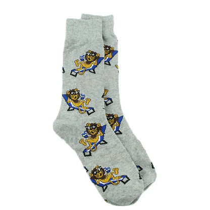 Animal Pug Elephant Lionu Funny Socks Men Chili Hamburg Pizza Crew Socks Harajuk Novelty Gift Sokken Unisex Skateboard Socks