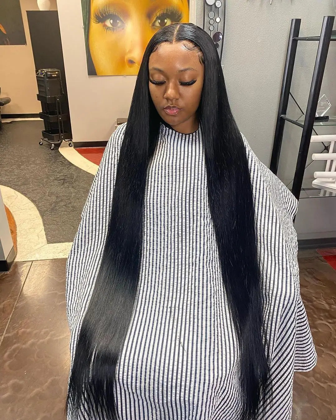 30 40 Inch Straight HD Lace Front Wig Brazilian Cheap Frontal pre plucked Straight Wigs For Women Choice Human Hair 250 Density