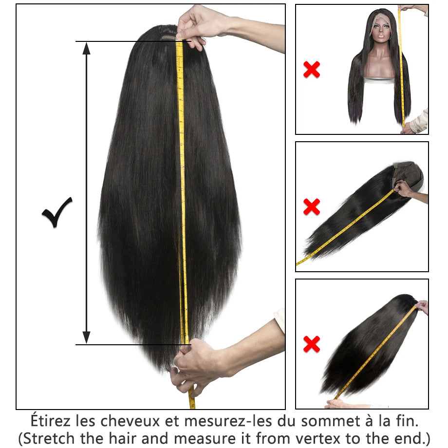 30 40 Inch Straight HD Lace Front Wig Brazilian Cheap Frontal pre plucked Straight Wigs For Women Choice Human Hair 250 Density