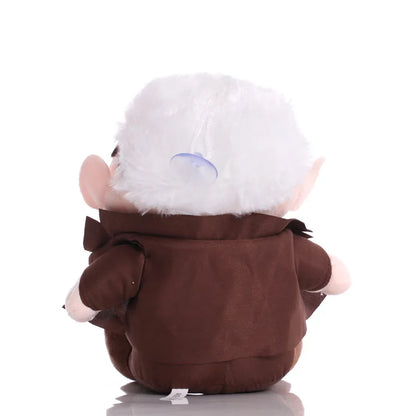 2PCS  Movie UP Carl Plush Toys Grandfather Grandmother Cartoon Stuffed Dolls  Pendant Ally Carl Plushie Toy Kids Birthday Gifts