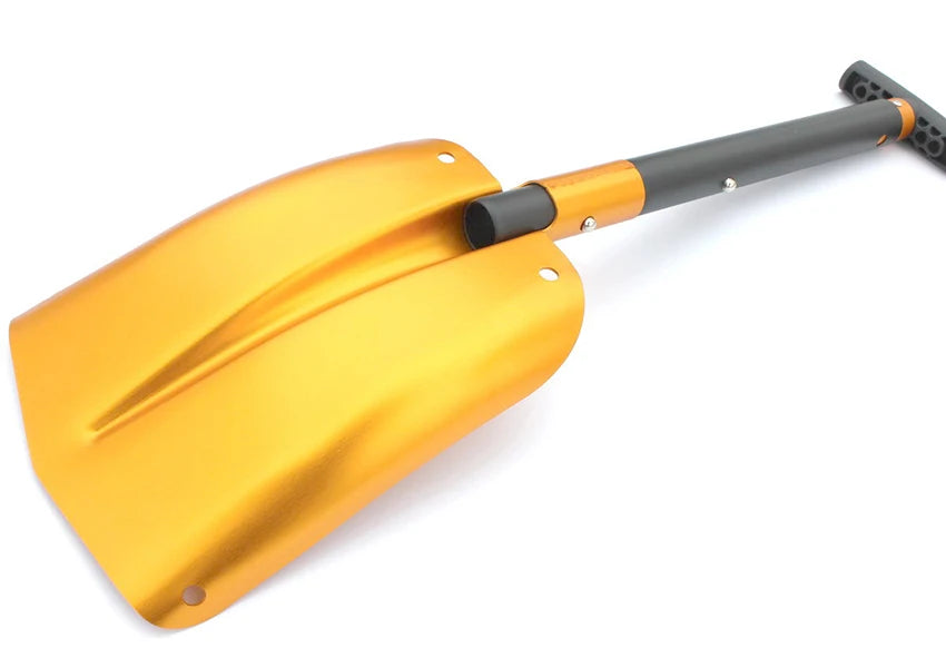 Foldable Auto Emergency Snow Shovel with Extendable Handle, Aluminum Lightweight Snow Shovel for Car,Outdoor Camping Ski,Garden