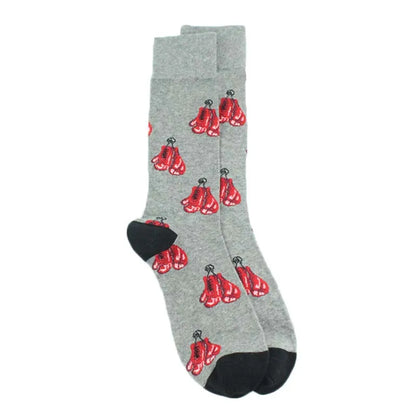 Animal Pug Elephant Lionu Funny Socks Men Chili Hamburg Pizza Crew Socks Harajuk Novelty Gift Sokken Unisex Skateboard Socks