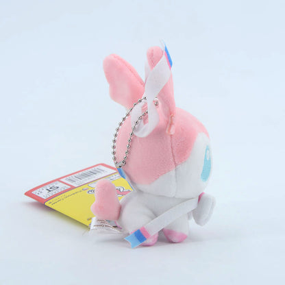 Pokemon Eevee Stuffed Plush Doll Q Version Sylveon Eeveelution Glaceon Leafeon Umbreon Espeon Jolteon Vaporeon Pet Elves Gift