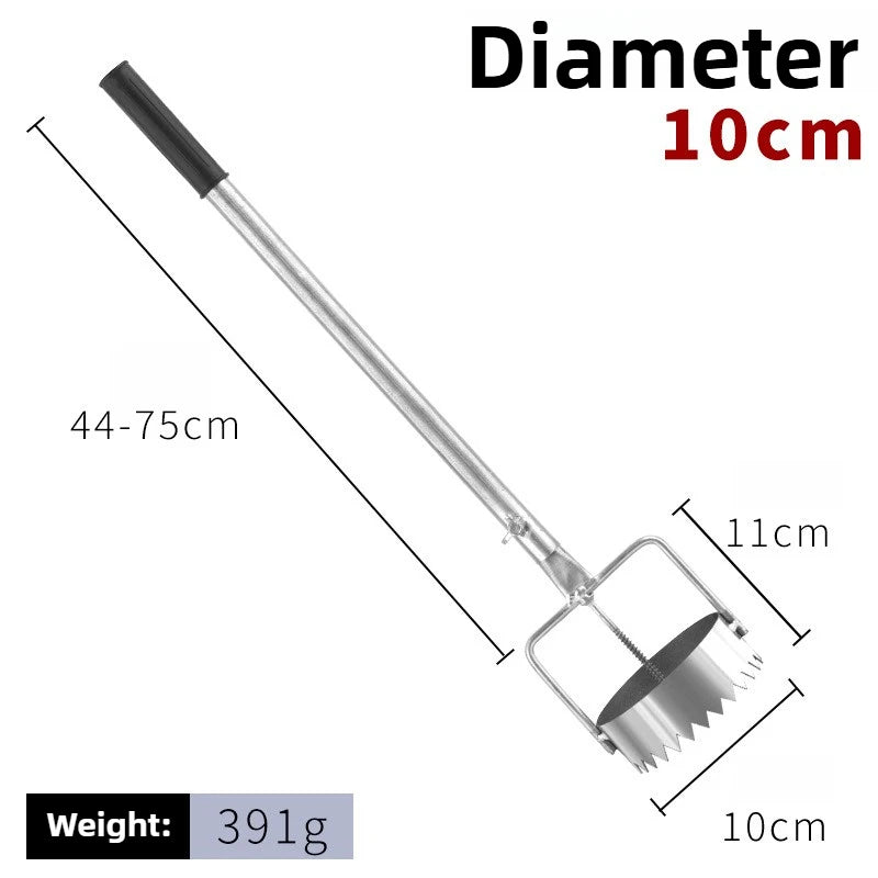 Durable Metal Film Puncher Vegetable Planting and Transplanting Agricultural Film Breaker Plastic Films Puncture Gardening Tool