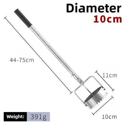 Durable Metal Film Puncher Vegetable Planting and Transplanting Agricultural Film Breaker Plastic Films Puncture Gardening Tool