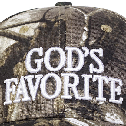Unisex GOD'S FAVORITE Letter Embroidery Baseball Caps Outdoor Adjustable Spring and Autumn Casual Sunscreen Hat