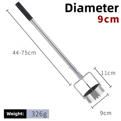 Durable Metal Film Puncher Vegetable Planting and Transplanting Agricultural Film Breaker Plastic Films Puncture Gardening Tool