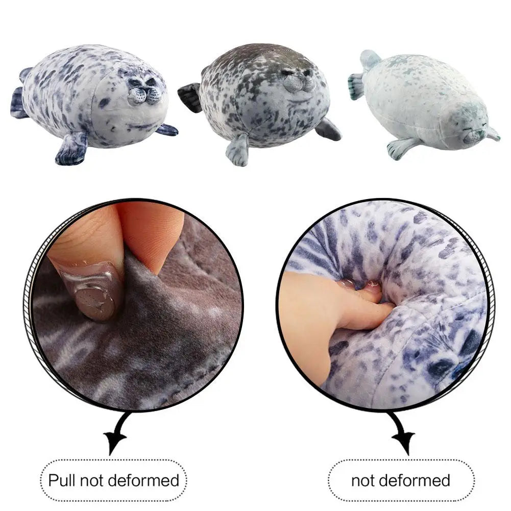 20/30CM Fat Plush Foca Gorda Seal Toy Stuffed Animal Foca Guatona Peluche Soft Doll Sleeping Pillow Cute Sea Lion Doll Gift