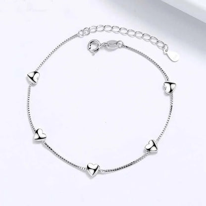 VENTFILLE 925 Sterling Silver Diamond-Studded Butterfly Bracelet Women's Fashion Temperament Flower Adjustable Bracelet