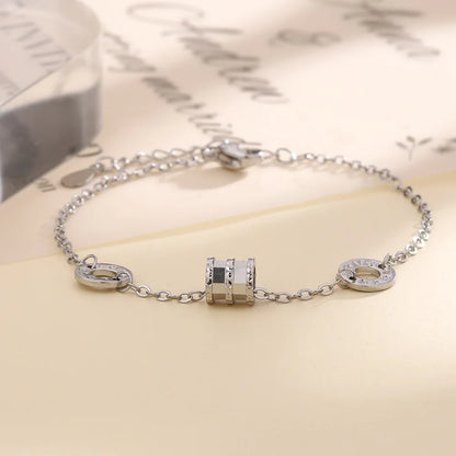 VENTFILLE 925 Sterling Silver Diamond-Studded Butterfly Bracelet Women's Fashion Temperament Flower Adjustable Bracelet