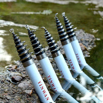 JOSBY Carbon Fiber Spinning Fishing Rod Telescopic Mini Pole 3M 2.7M 2.4M 2.1M 1.8M 1.5M Fish Gear Tackle High Quality