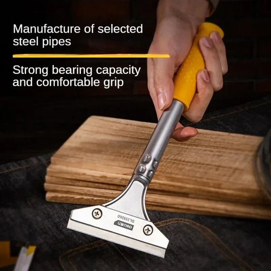 Deli Portable Cleaning Knife Cleaning Shovel Cutter Glass Floor Tiles Scraper Blade Seam Removal Household Kitchen Hand Tool
