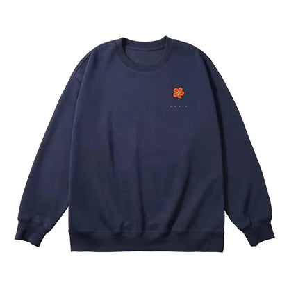 Autumn/Winter  Korean Version Best Seller Tops Cotton Hoodie Brand Flowers Printing Quality  Women Lover Long Sleeve Tracksuit