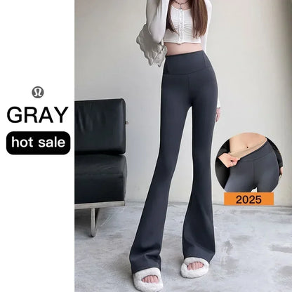 Women Flare Pants Slim High Waist Solid Sexy Shark Flare Pants Fashion Casual Streetwear Elastic Butt Lift Skinny Leggings