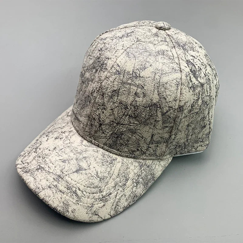 Cool Kpop Serpentine Letter Vegan leather Men Women Baseball Hats Cotton Fashion Breathable Streetwear Funny Sport Hip Hop Caps