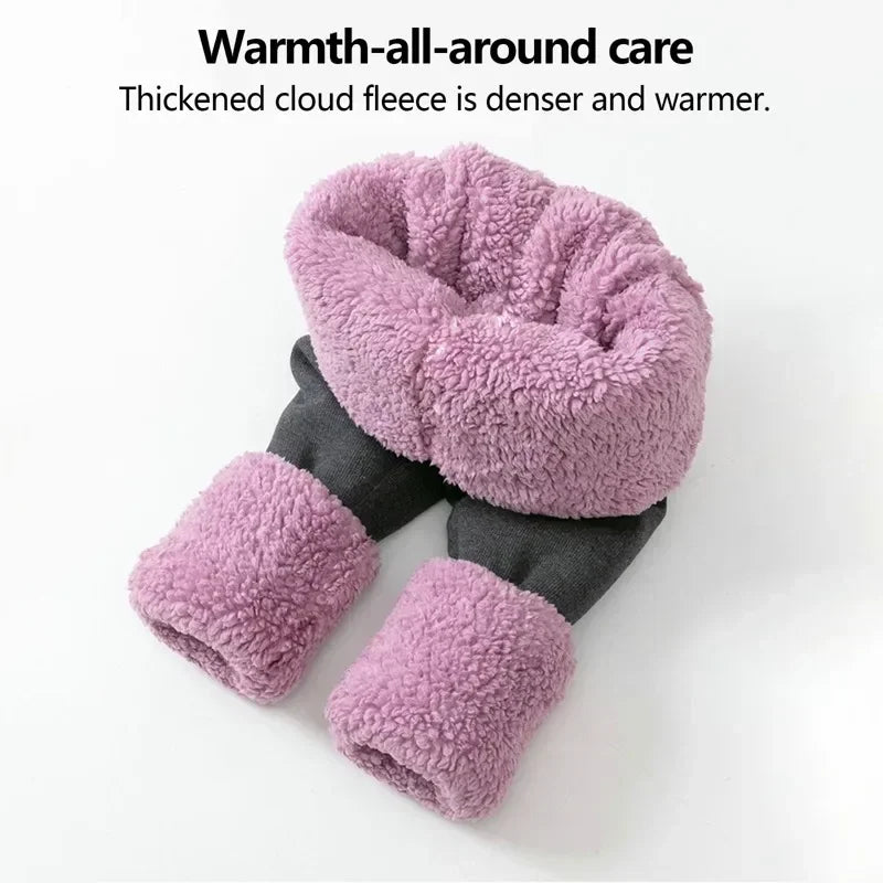 Ladies Winter Warm Thick Tights Thermal Leggings Fleece Lined Pants Skinny Long Johns Thermos Pantyhose Plus Size For Women