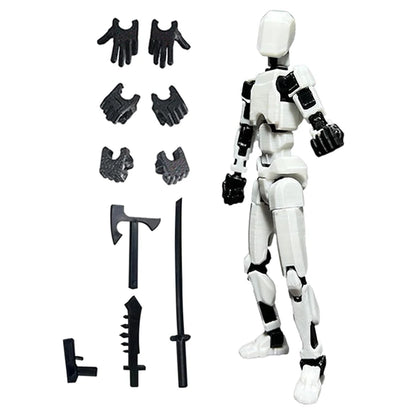 3PCS-Lucky Puppets 13 Doll,Multiple Styling Combinations Robot Model,Cheap Holiday Gift,Cool Robot Doll Desktop Decoration