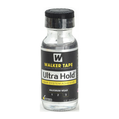 Ultra Hold Brush-on Liquid Bond Hair System Adhesive Silicone Glue For Lace Wig/Toupee/Closure/Beard 3.4/1.4/0.5OZ