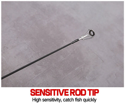 Telescopic Lure Rod 1.5M 1.8M 2.1M 2.4M Carbon Spinning Rod Baitcasting Fishing Pole 8g-25g Wooden Handle Casting Fishing Tackle