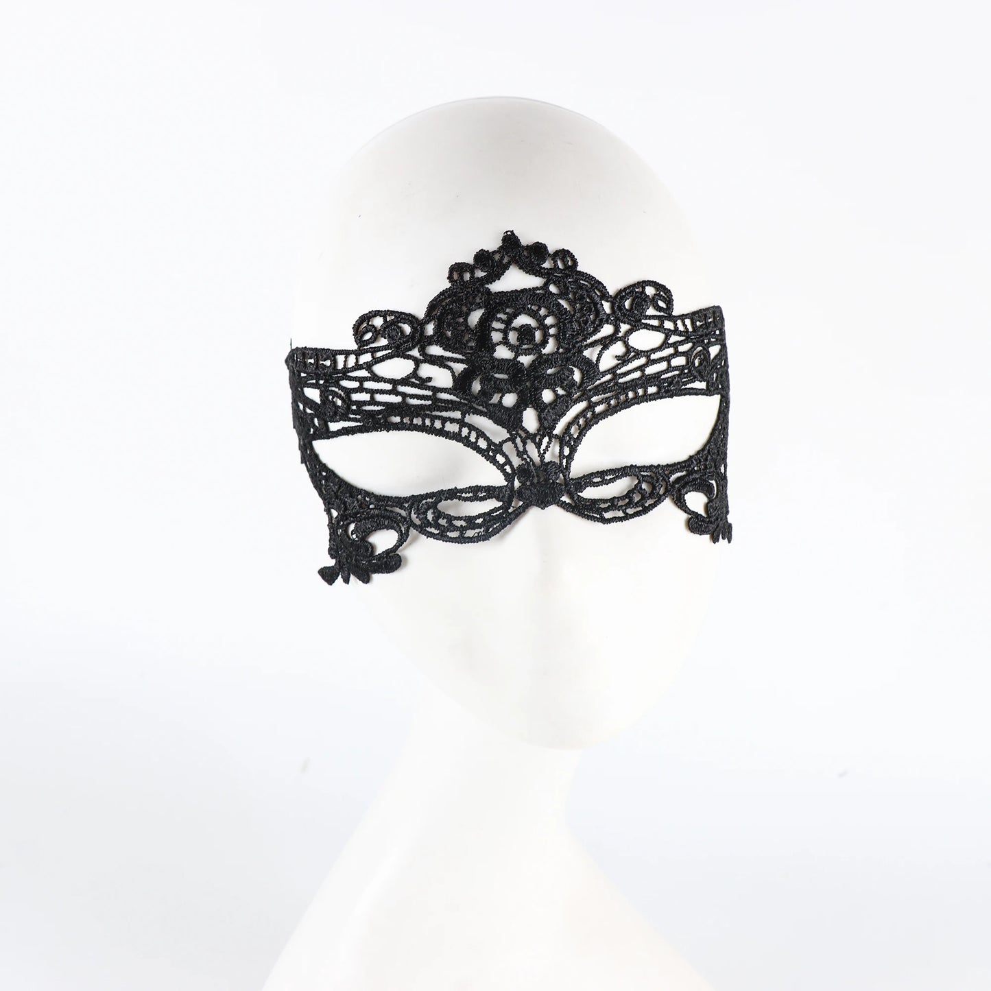 Black Queen Lace Mask Embroidery Appliques Party Costume Carnival Mask Woman Accessories Wedding Mask Halloween Masquerade Mask