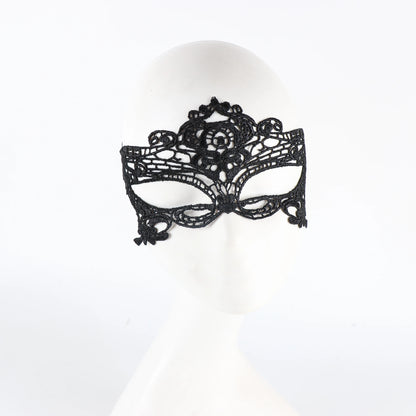 Black Queen Lace Mask Embroidery Appliques Party Costume Carnival Mask Woman Accessories Wedding Mask Halloween Masquerade Mask