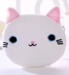 1PC Cute Chicken Plush Coin Purse Zipper Change Purse with Keychain Small Headphone Lipstick Bag Mini Wallet Money Bag Kids Gift