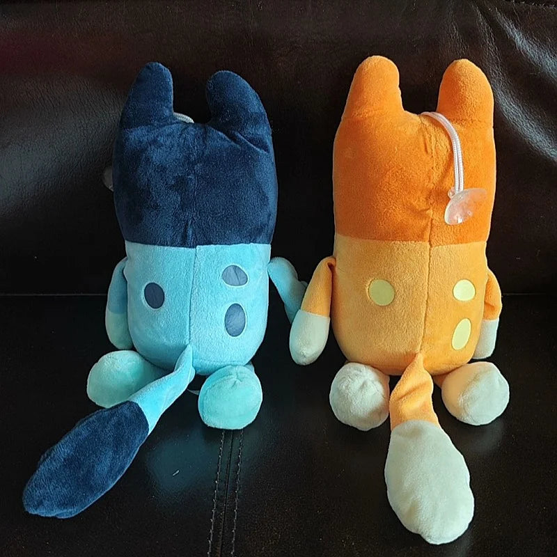 17/28/40cm Bluey & Bingo Family Plush Toys - Cartoon Dog Animals Stuffed Soft Plush Dolls Perfect For Birthday & Christmas Gifts