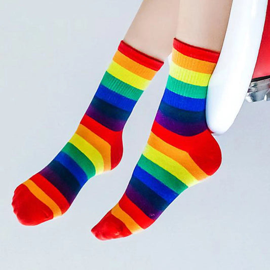 1 Pair Women's Cartoon Casual Cotton Harajuku  Skateboard Socks