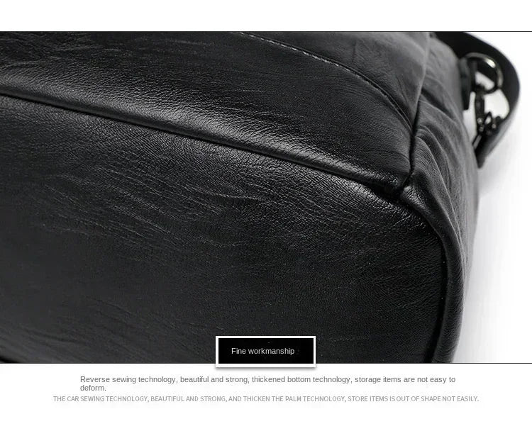 1/3Pcs Genuine Leather Backpack Women's Travel Bag Fashion Women's Fashion Bag Tide Casual Fashion Soft Leather Shoulder Bag
