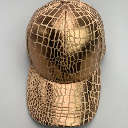 Cool Kpop Serpentine Letter Vegan leather Men Women Baseball Hats Cotton Fashion Breathable Streetwear Funny Sport Hip Hop Caps