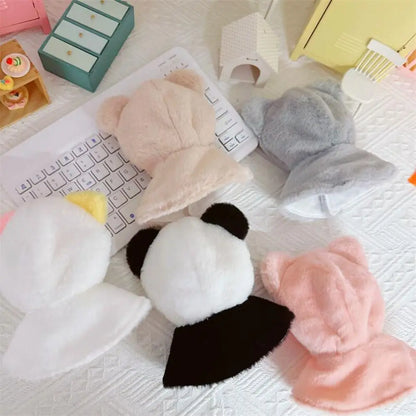 10CM Doll Plush Cloak Gift Toys Accessories Cotton Stuffed Dolls Doll Clothes Plush Outfit Replaceable Cartoon Animal Shawl