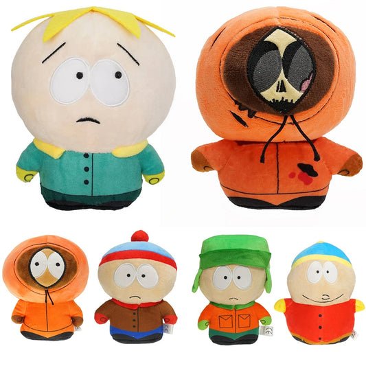 20cm Anime Cartoon South Park Character Cartman Stan Butters Plush Doll Boy Kid Stuffed Toy For Children Christmas Gifts pillow