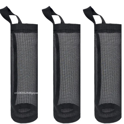 1-5PCS Kitchen Garbage Bag Storage Grocery Bag Holder Wall Mount Plastic Bag Holder Dispenser Hanging Storage Garbage Organizer
