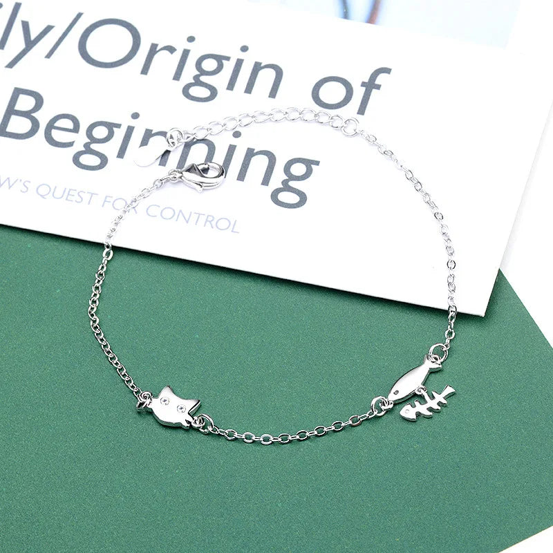VENTFILLE 925 Sterling Silver Diamond-Studded Butterfly Bracelet Women's Fashion Temperament Flower Adjustable Bracelet
