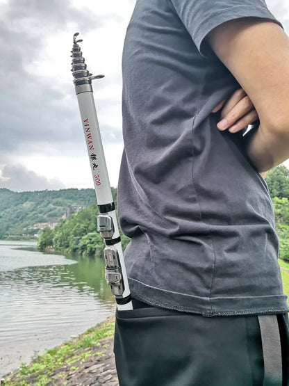 JOSBY Carbon Fiber Spinning Fishing Rod Telescopic Mini Pole 3M 2.7M 2.4M 2.1M 1.8M 1.5M Fish Gear Tackle High Quality