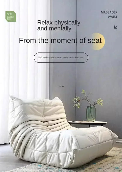 Caterpillar Lazy Sofa Sleepable Balcony Bedside Single Ins Style Clothing Store Beauty Salon Sofa Chair Sofas for Living Room