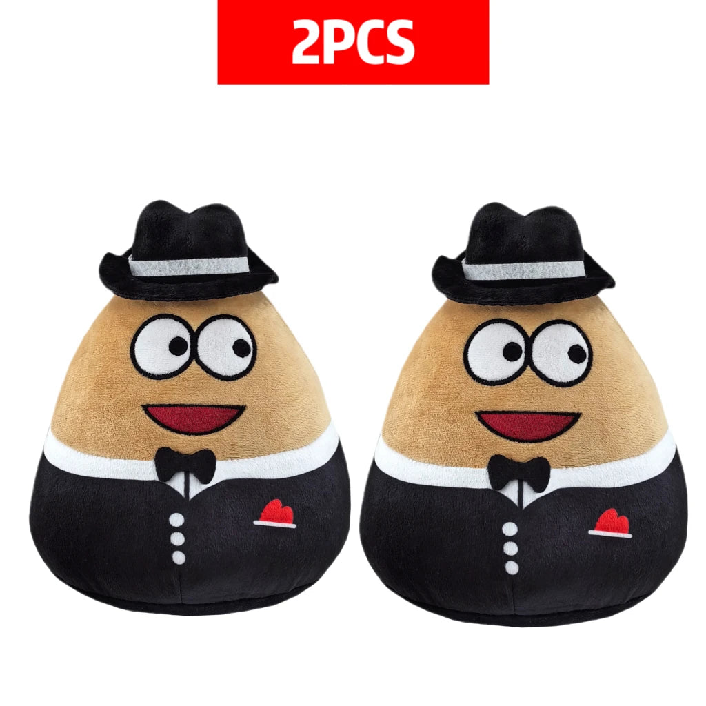 1/4Pcs My Pet Alien Pou Plush Toy Kawaii Alien Pet Doll Cute Pou Stuffed Toys Soft Pillow Plush Animal Gift Toys For Kids Girls