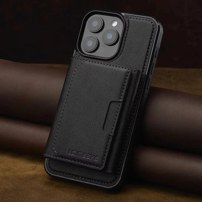 Detachable Wallet Case For iPhone 16 Pro Max 15 14 Plus 13 12 11 XS XR X 7 8 SE 2022 2020 2024 For MagSafe Card Holder Cover