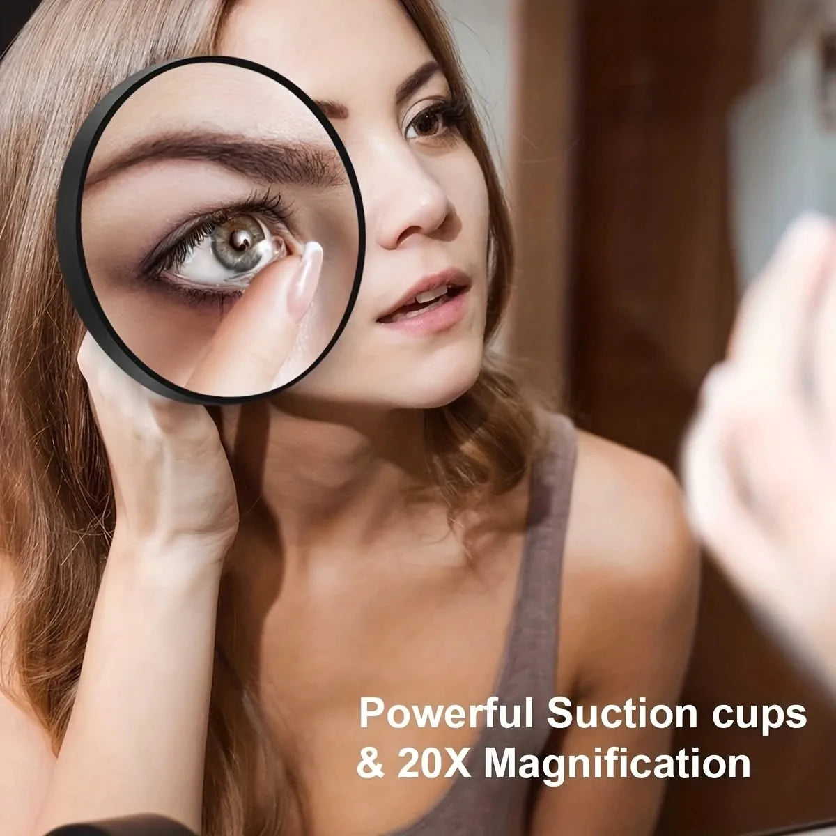 For Bathroom Makeup Mirror 10x20x30x Times Magnification Mirror With Suction Cup Blackhead Magnifying Remove Acne Pore SkinTool