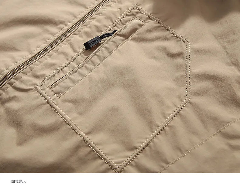 Camping Hiking Jacket Men Spring Autumn Outdoor Sports Breathable Coats Climbing Trekking Windbreaker Travel Waterproof Jacket