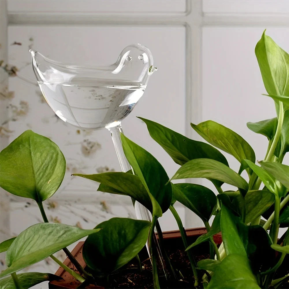 2pcs/5pcs Automatic Plant Self Watering Bird Shape Water Device Plastical Drip Irrigation System for Home Garden Flower Plants